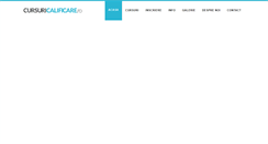Desktop Screenshot of cursuricalificare.ro